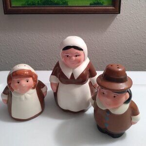 Pilgrim Salt and Pepper Shakers